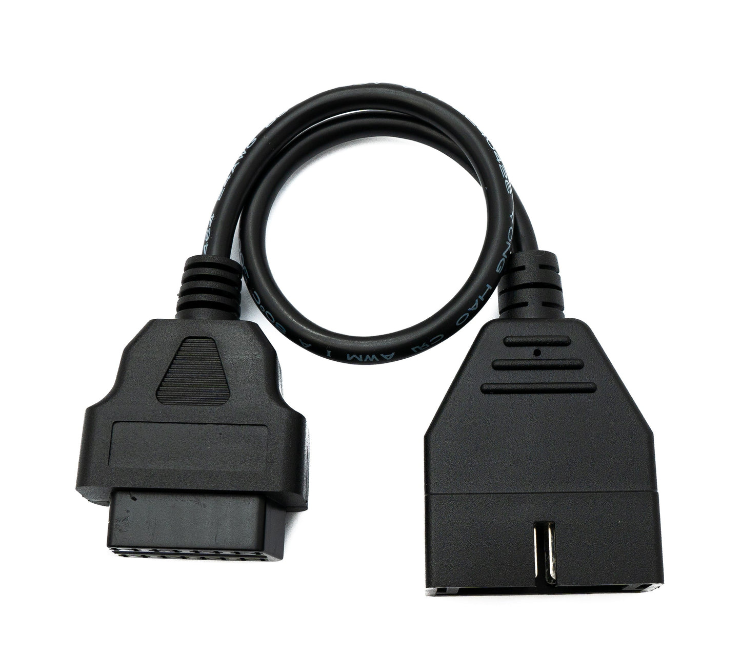SYSTEM-S OBD Kabel 30cm OBD 2 Buchse für General Motors 12pin Schwarz für Auto Diagnose