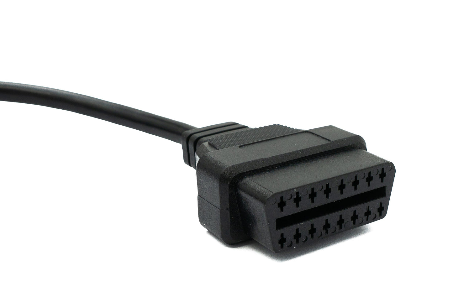 SYSTEM-S OBD cable 10 cm OBD 2 socket for Kia 20-pin in black for car diagnostics