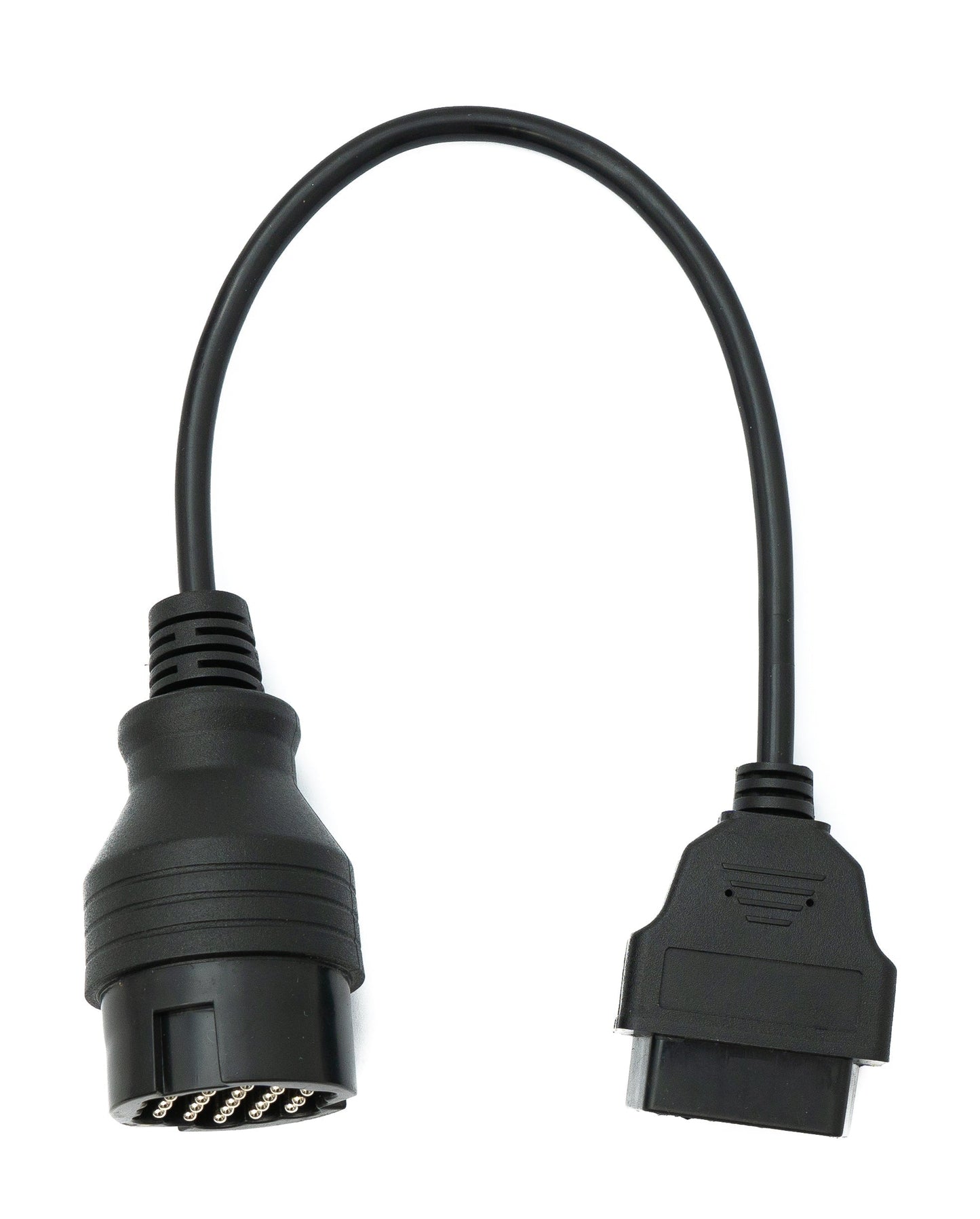 SYSTEM-S OBD Kabel 30 cm OBD 2 Buchse für Porsche 19pin in Schwarz für Auto Diagnose