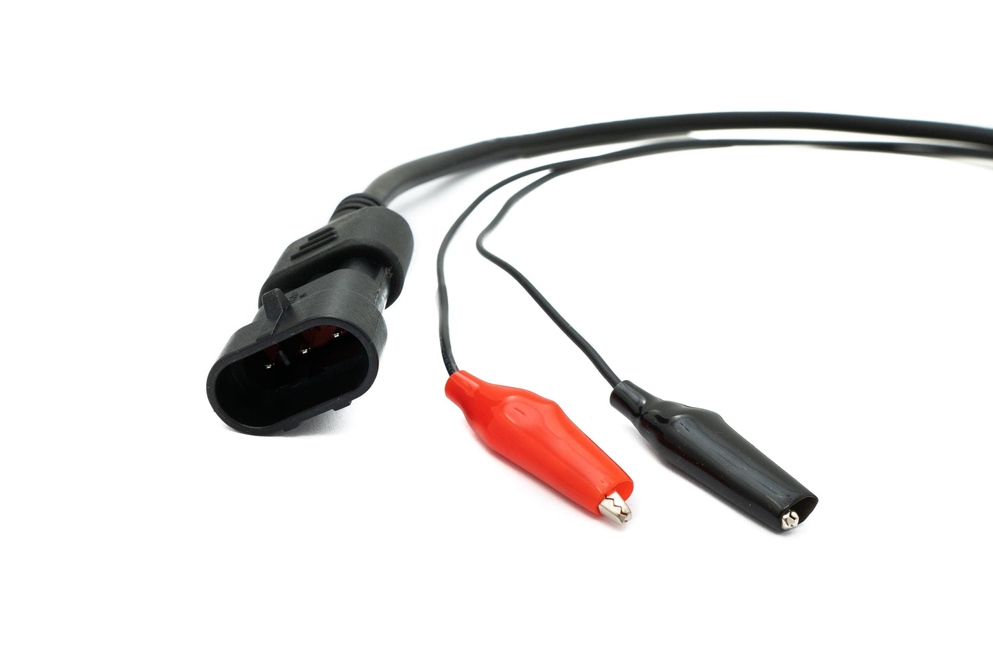 SYSTEM-S OBD cable 30 cm OBD 2 socket for Fiat 3-pin in black for car diagnostics