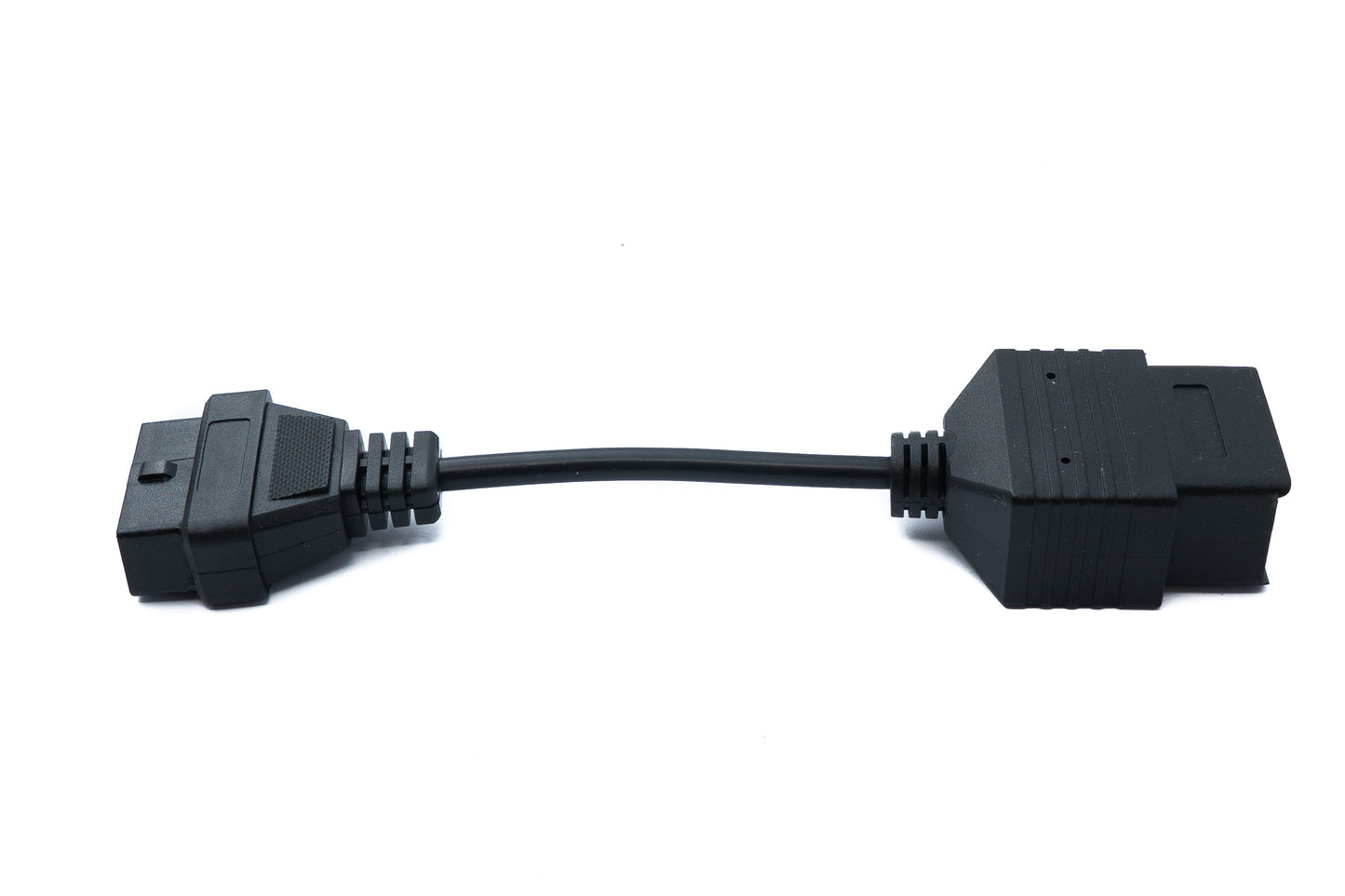 SYSTEM-S OBD Kabel 10 cm OBD 2 Buchse für Toyota 17pin in Schwarz für Auto Diagnose