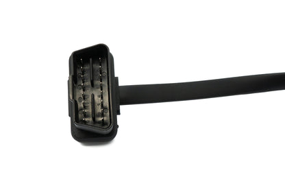 SYSTEM-S OBD Kabel 50 cm OBD 2 16pin J1962M Stecker zu J1962F Buchse flach Auto Diagnose