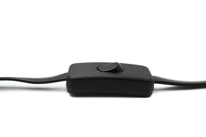 SYSTEM-S OBD Kabel 50 cm OBD 2 16pin J1962M Stecker zu J1962F Buchse flach Schalter Auto