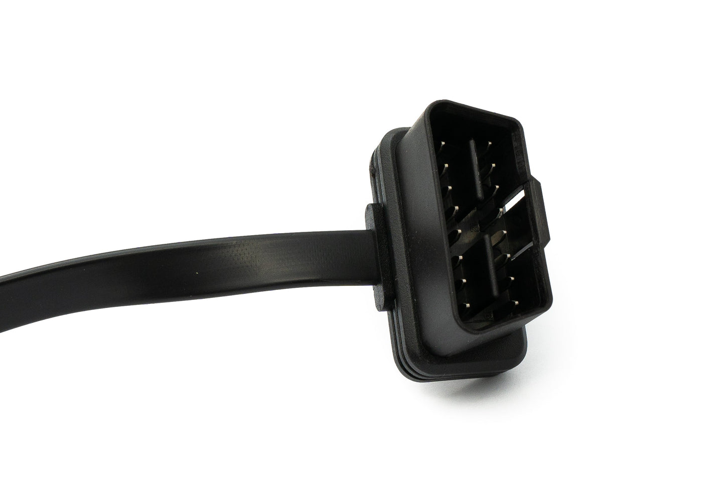 SYSTEM-S OBD Kabel 50 cm OBD 2 16pin J1962M Stecker zu J1962F Buchse flach Schalter Auto