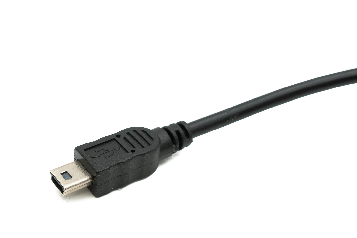 SYSTEM-S USB 2.0 cable 50 cm Mini B male to male in black 