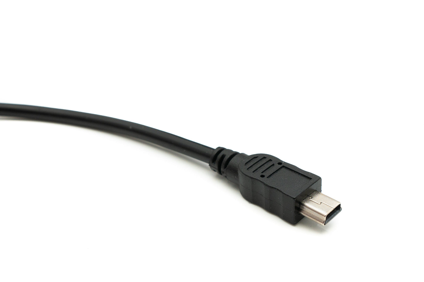 SYSTEM-S USB 2.0 cable 50 cm Mini B male to male in black 