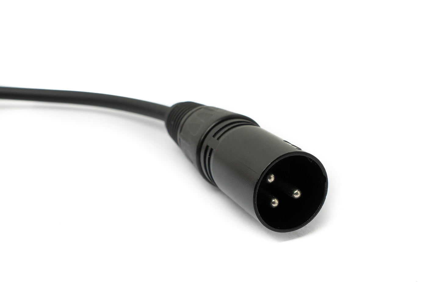 SYSTEM-S Audio Kabel 150 cm Stereo AUX Klinke 6,35 mm Stecker zu XLR Buchse in Schwarz