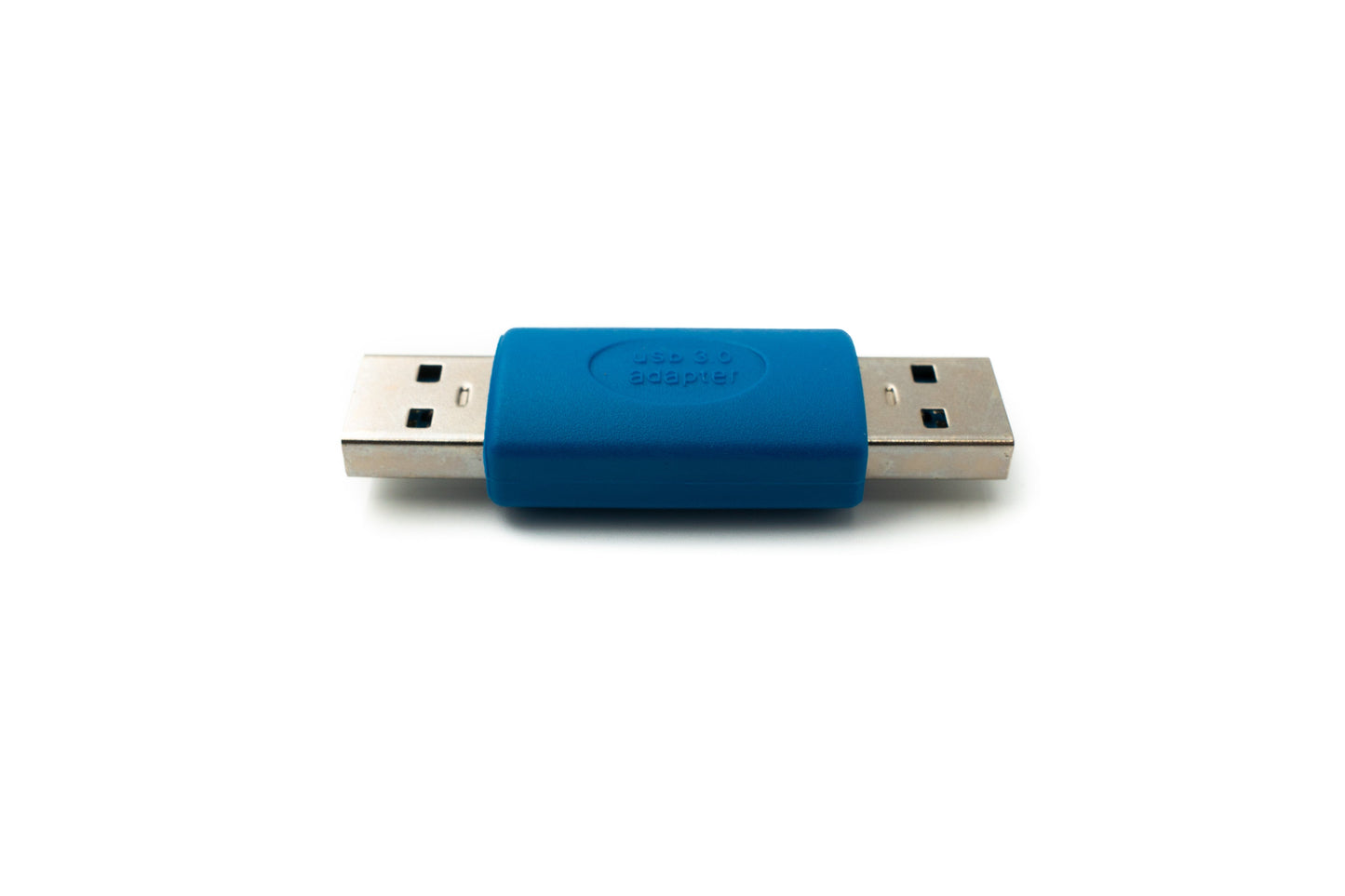 SYSTEM-S USB 3.0 Adapter Type A Male to Male Cable in Blue