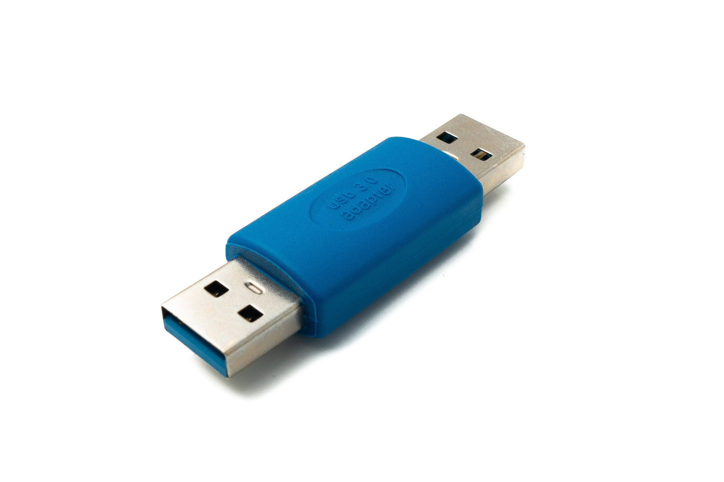 SYSTEM-S USB 3.0 Adapter Type A Male to Male Cable in Blue