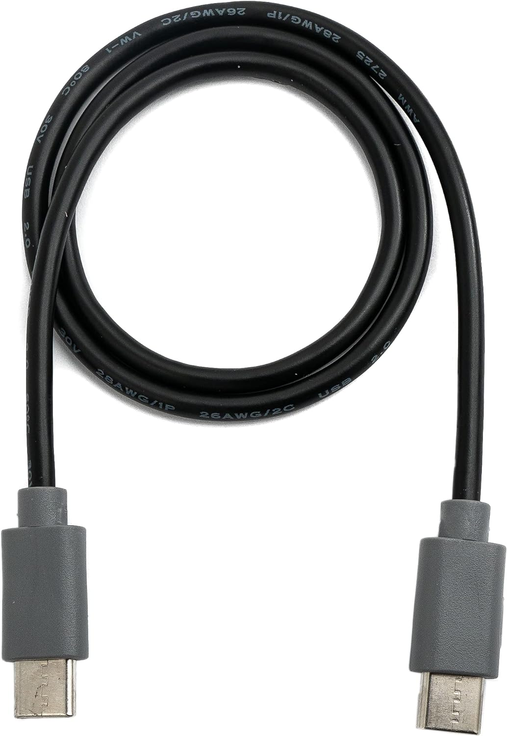 SYSTEM-S USB 3.1 cable 50 cm Type C male to male black