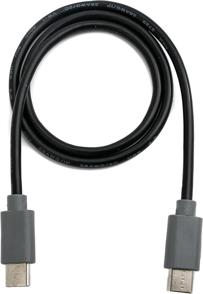 SYSTEM-S USB 3.1 cable 50 cm Type C male to male black