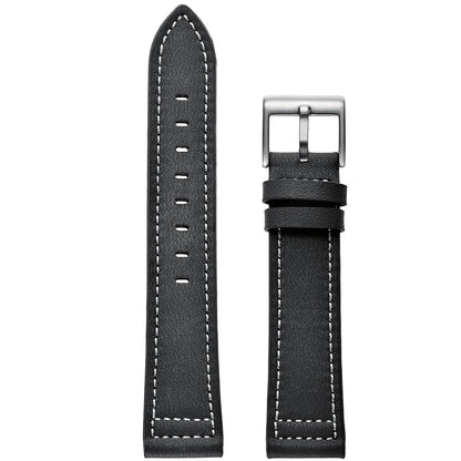 SYSTEM-S Armband flexibel aus Silikon 20mm für Samsung Galaxy Watch 4 Smartwatch Schwarz