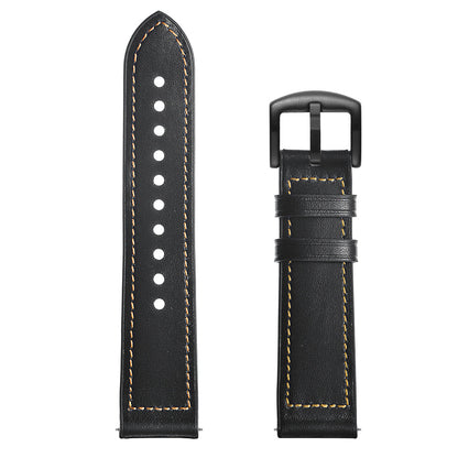 SYSTEM-S flexible silicone strap 20mm for Samsung Galaxy Watch 4 Smartwatch Black