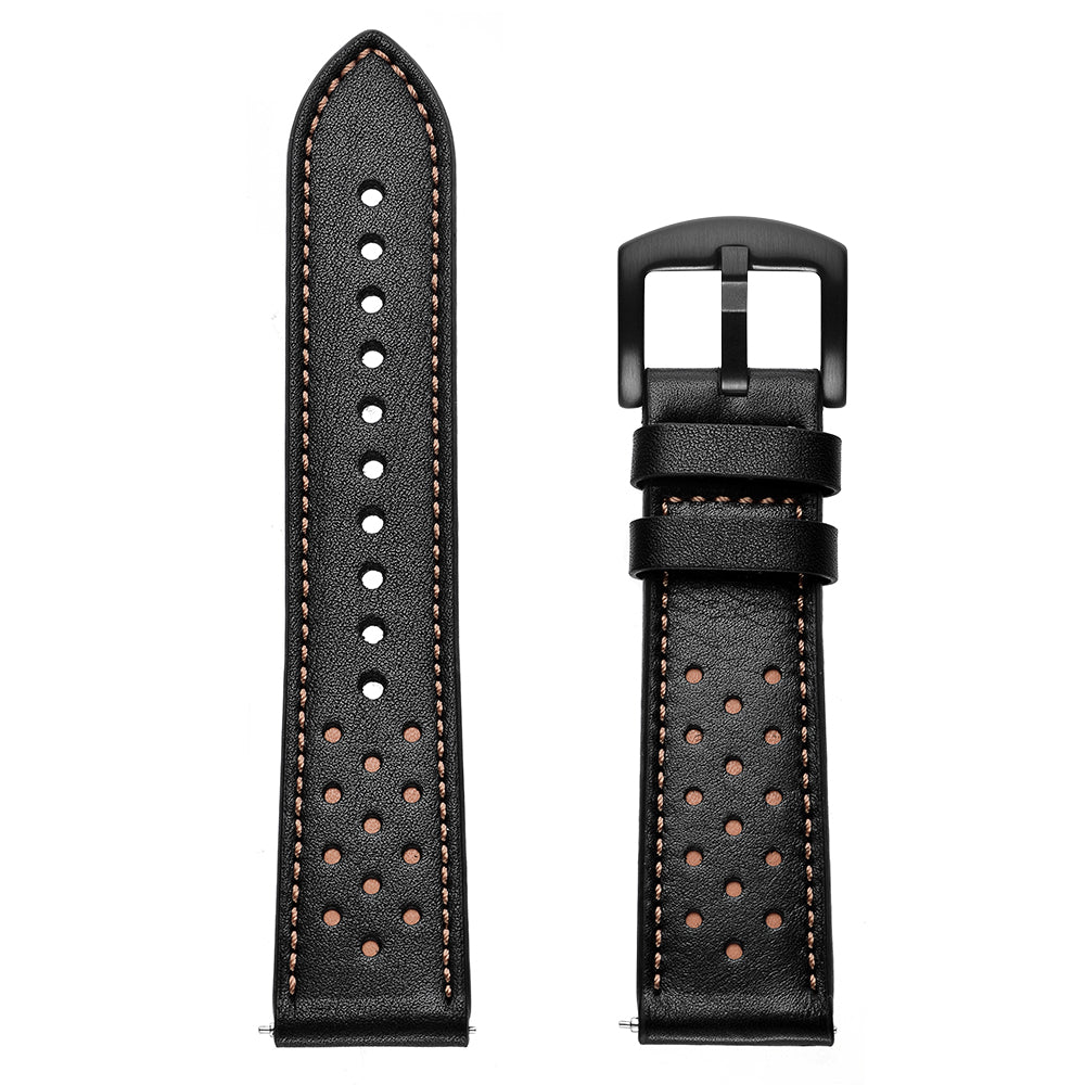 SYSTEM-S Armband flexibel aus Silikon 20mm für Samsung Galaxy Watch 4 Smartwatch Schwarz