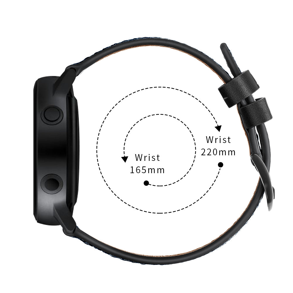 SYSTEM-S Armband flexibel aus Silikon 20mm für Samsung Galaxy Watch 4 Smartwatch Schwarz