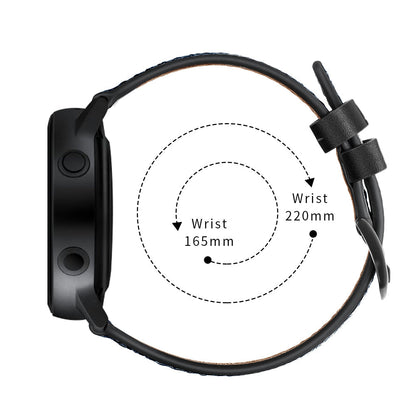 SYSTEM-S Armband flexibel aus Silikon 20mm für Samsung Galaxy Watch 4 Smartwatch Schwarz