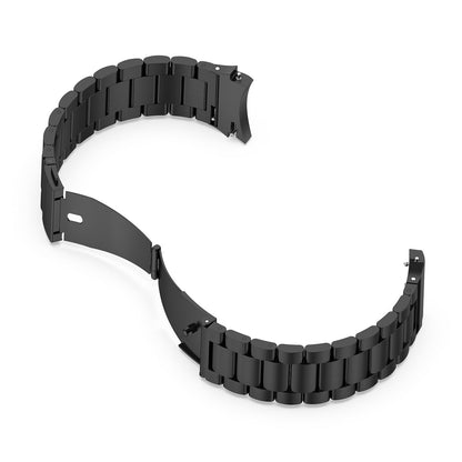 SYSTEM-S 22mm stainless steel bracelet with folding clasp for Smartwatch in black
