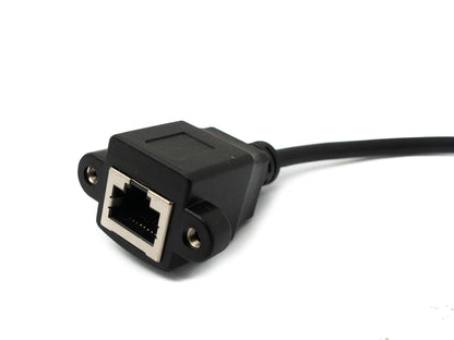 SYSTEM-S LAN Kabel 30 cm RJ45 Buchse zu 8 pin Terminalblock Schraube
