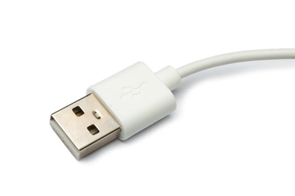 SYSTEM-S USB 2.0 Kabel 100 cm Ladekabel für Oppo Band 2 Smartwatch in Weiß