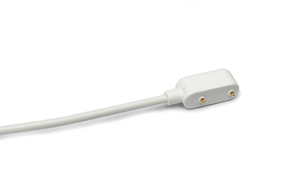 SYSTEM-S USB 2.0 Kabel 100 cm Ladekabel für Oppo Band 2 Smartwatch in Weiß