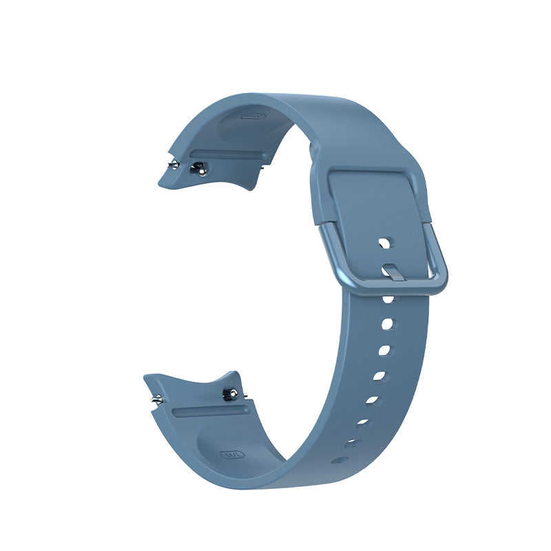 SYSTEM-S Armband 20 mm aus Silikon für Samsung Galaxy Watch 5 4 Smartwatch in Blau