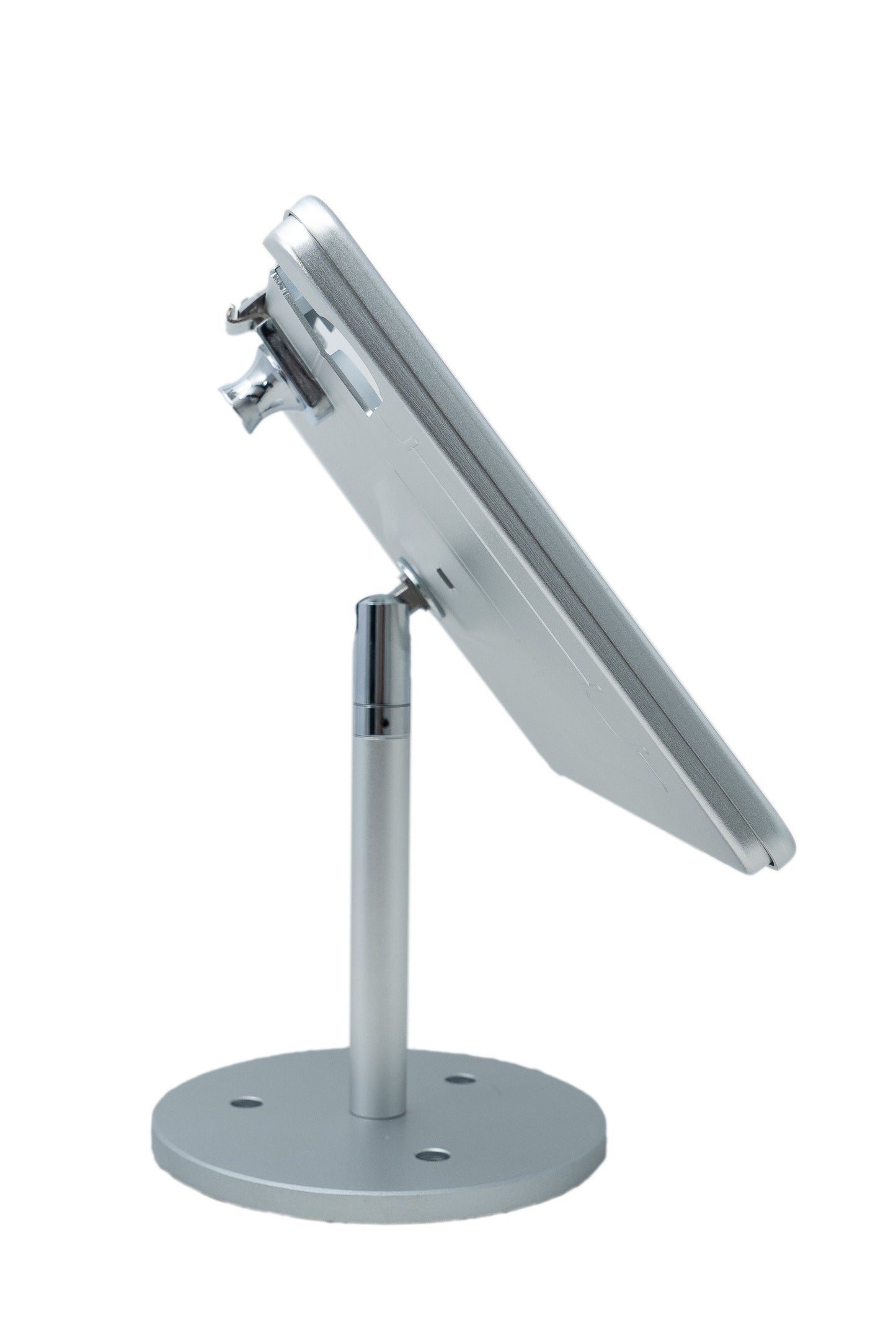 SYSTEM-S Desk Mount 360° Stand Lockable for iPad 10 Pro 11 Air 4 5 in Gray