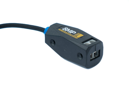 SYSTEM-S 2x UTP Kabel 10 cm Screw Lock zu BNC Stecker für HD Kameras Adapter in Schwarz