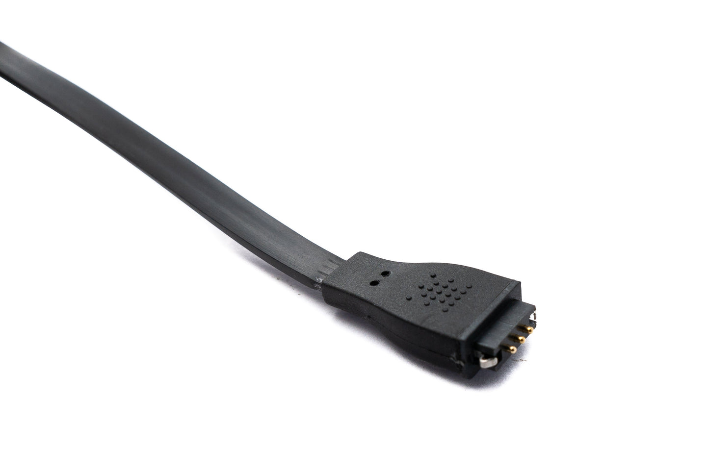 SYSTEM-S USB 2.0 Kabel 23 cm Ladekabel für Fitbit Charge HR Smartwach in Schwarz