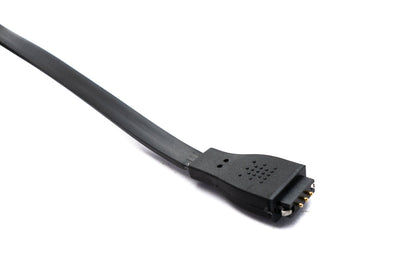 SYSTEM-S USB 2.0 Kabel 23 cm Ladekabel für Fitbit Charge HR Smartwach in Schwarz