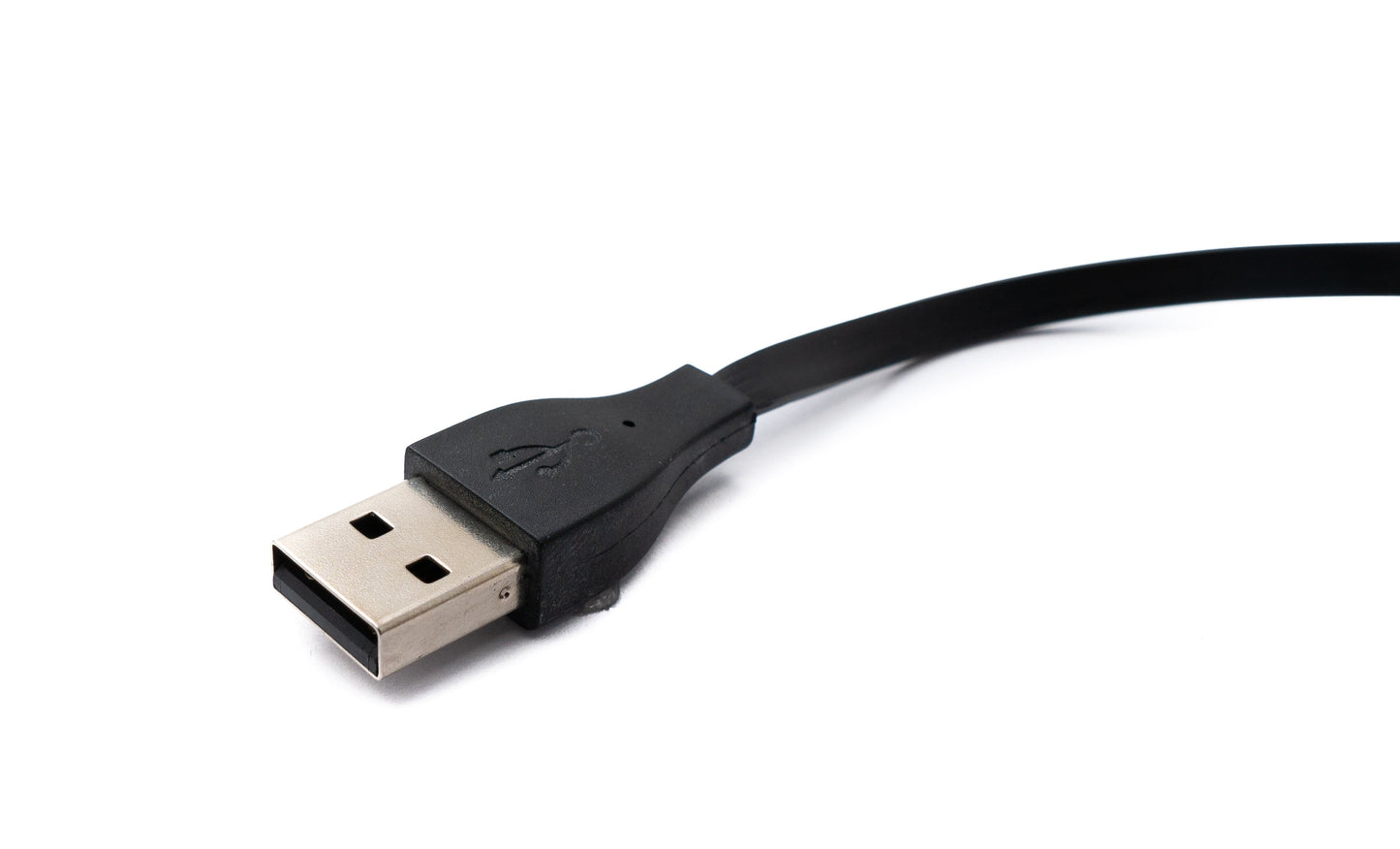SYSTEM-S USB 2.0 Kabel 23 cm Ladekabel für Fitbit Charge HR Smartwach in Schwarz
