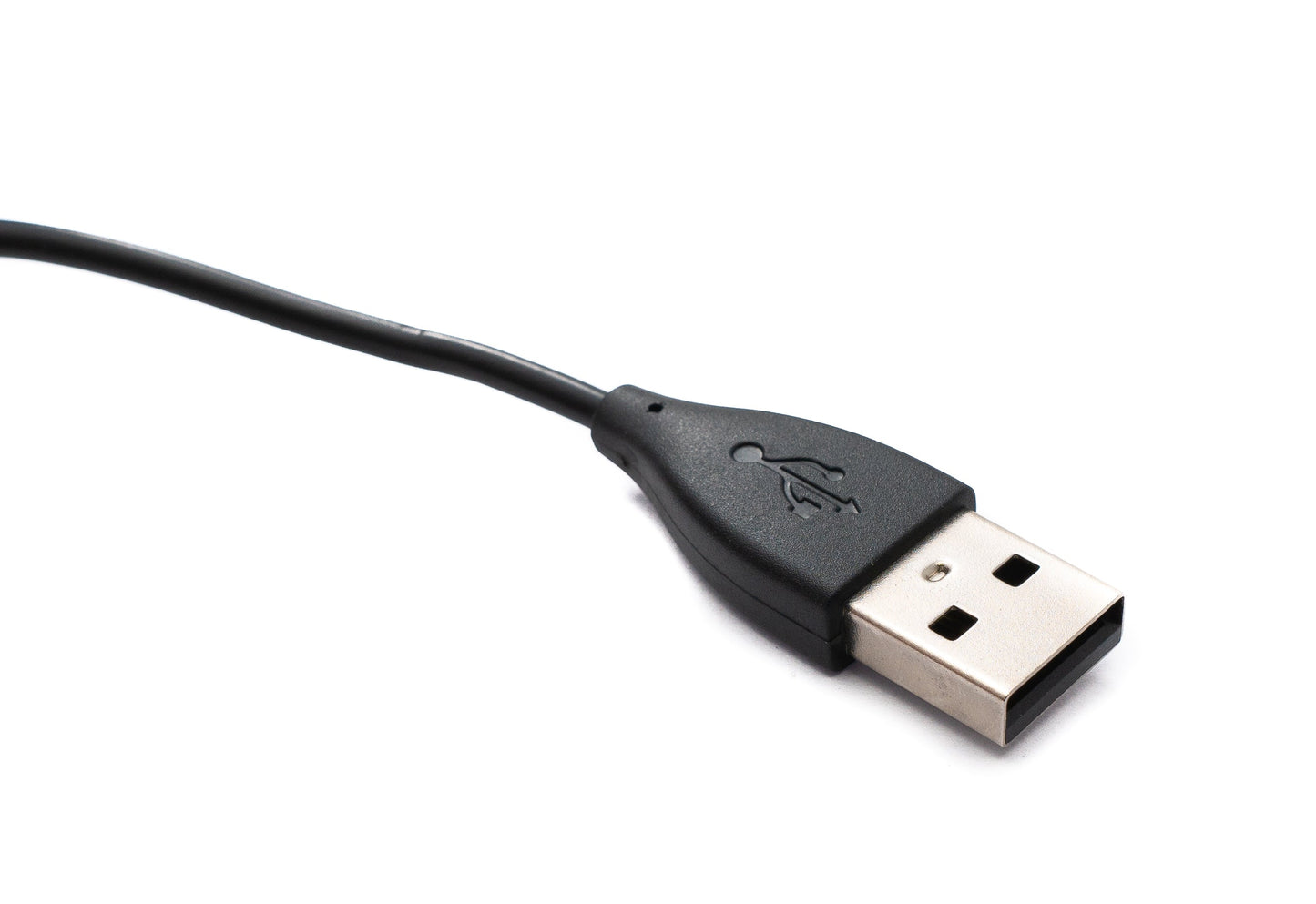 SYSTEM-S USB 2.0 Kabel 100 cm Ladekabel für Fitbit Flex 2 Smartwach in Schwarz