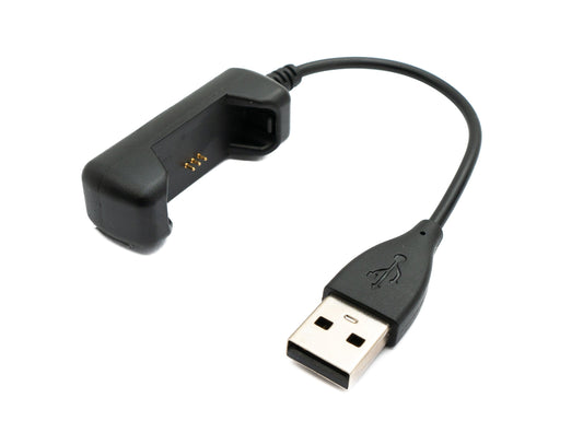 SYSTEM-S USB 2.0 cable 10 cm charging cable for Fitbit Flex 2 Smartwatch in black