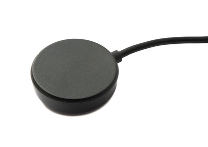 SYSTEM-S USB 3.1 Kabel 100 cm Ladestation für Galaxy Watch 5 4 3 Active 2 1 in Schwarz