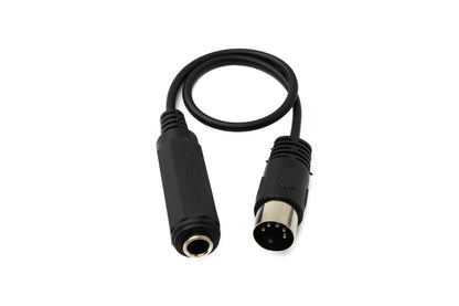 SYSTEM-S Audio Cable 30 cm DIN 5-pin plug to 6.35 mm TRS jack socket AUX