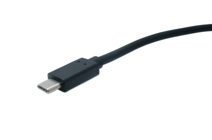 SYSTEM-S USB 3.1 Gen 2 Kabel 30 cm Typ C Stecker zu Buchse Flat Panel Mount 10 Gbit/s 100W