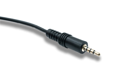 SYSTEM-S Audio Klinke Kabel 100 cm 3,5 mm TRRS Stecker zu Stecker Winkel AUX Schwarz