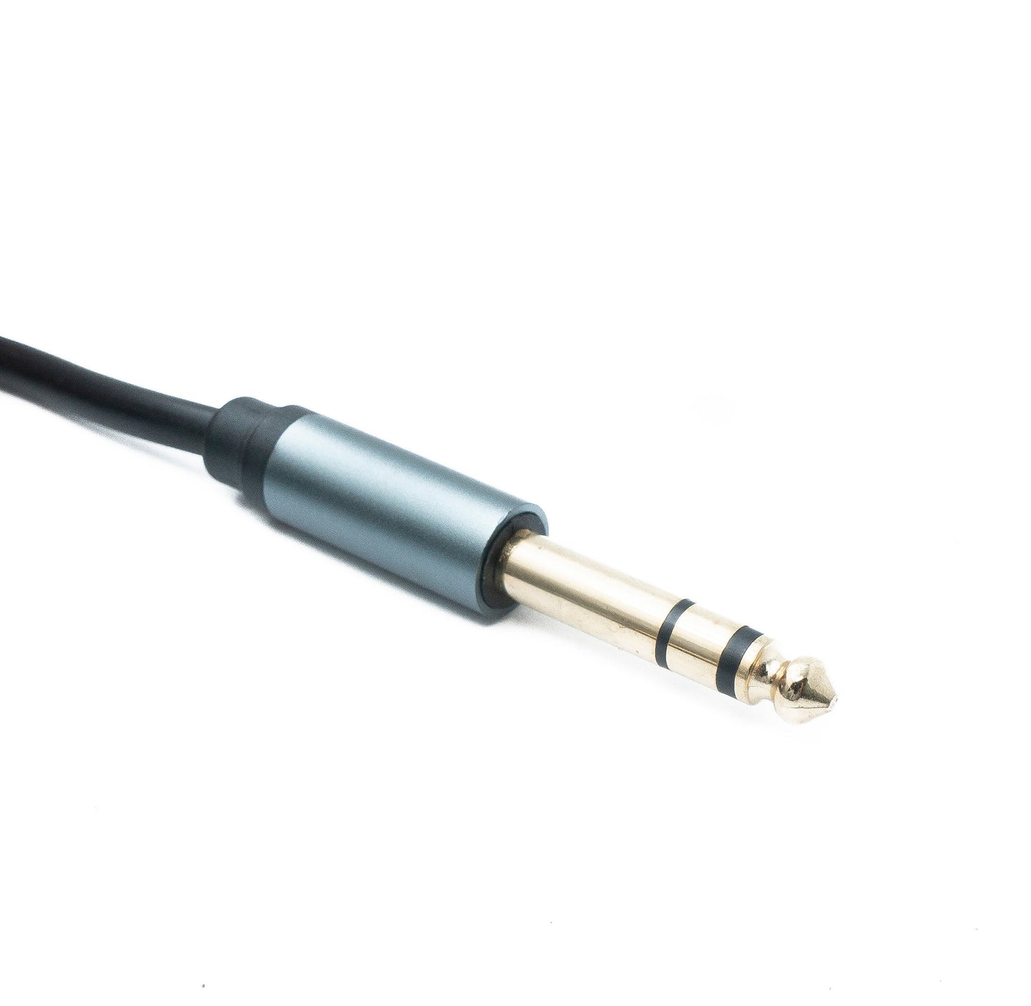 SYSTEM-S Audio Klinke Kabel 3 m AUX 6,35 mm 3 polig TRS Stecker zu Stecker Adapter