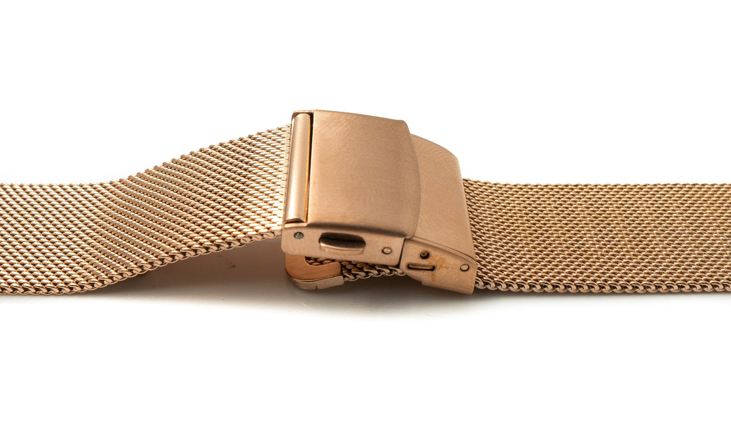 SYSTEM-S Armband Milanaise aus Metall für Fitbit Versa 1 2 Lite Smartwatch in Gelb