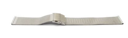 SYSTEM-S Milanese Metal Bracelet for Fitbit Versa 1 2 Lite Smartwatch in Grey