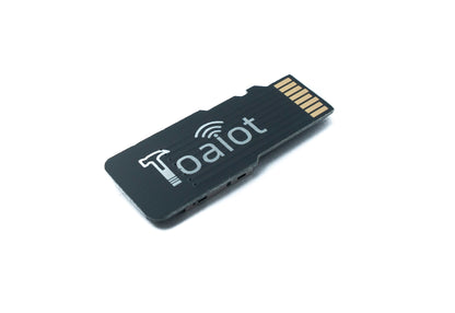 SYSTEM-S SD Karte Adapter Micro SD Stecker zu Buchse Verlängerung Kabel in Schwarz