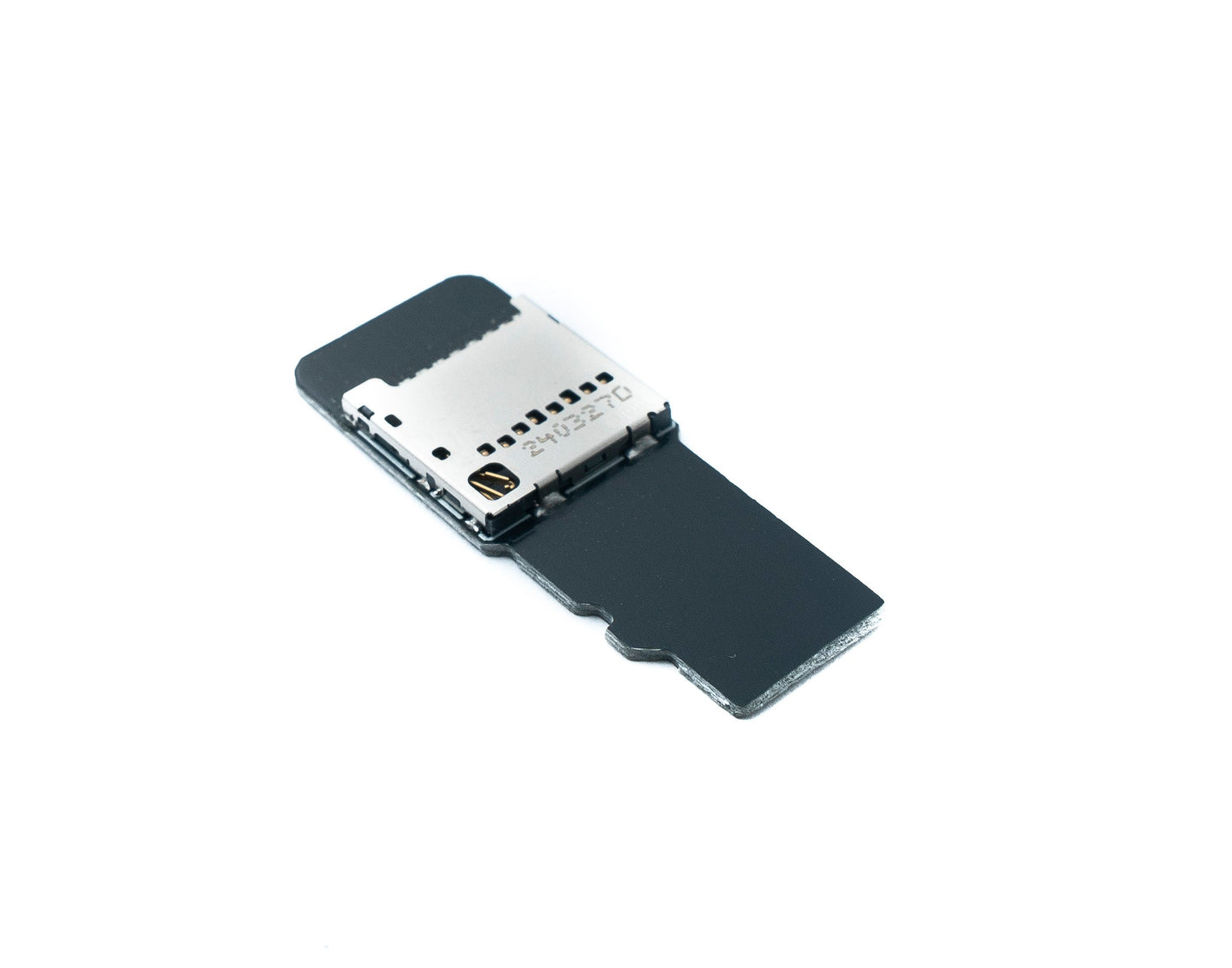 SYSTEM-S SD Karte Adapter Micro SD Stecker zu Buchse Verlängerung Kabel in Schwarz
