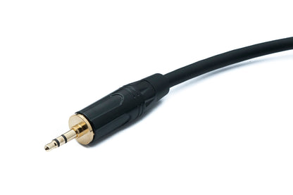 SYSTEM-S Audio XLR Kabel 100 cm 3 polig Buchse zu Klinke AUX 3,5 mm 3 polig TRS Stecker
