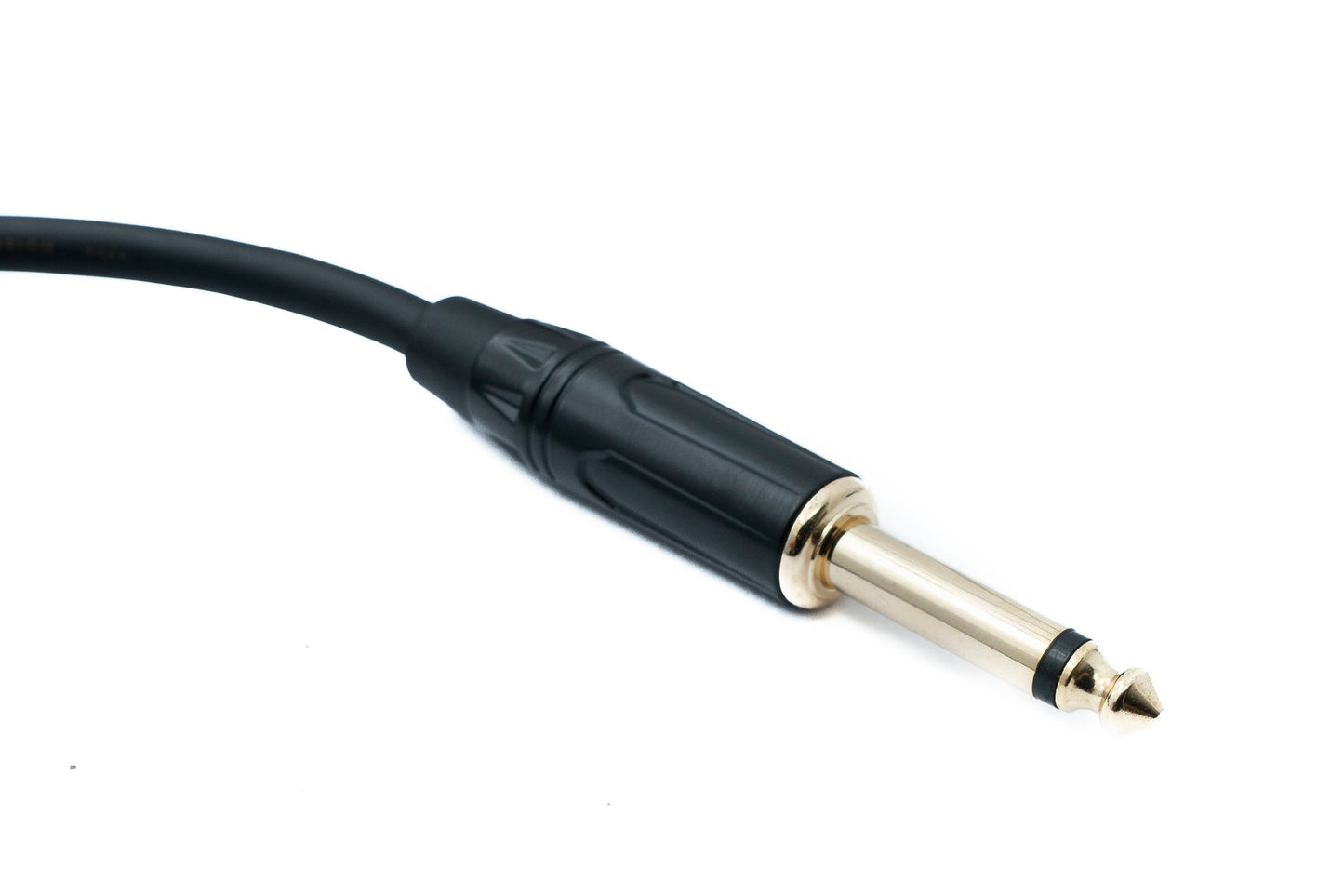 SYSTEM-S Audio Klinke Kabel 50 cm 6,35 mm 2 polig Stecker zu Stecker AUX