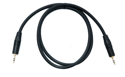SYSTEM-S Audio Klinke Kabel 100 cm 3,5 mm 3 polig Stecker zu Stecker AUX