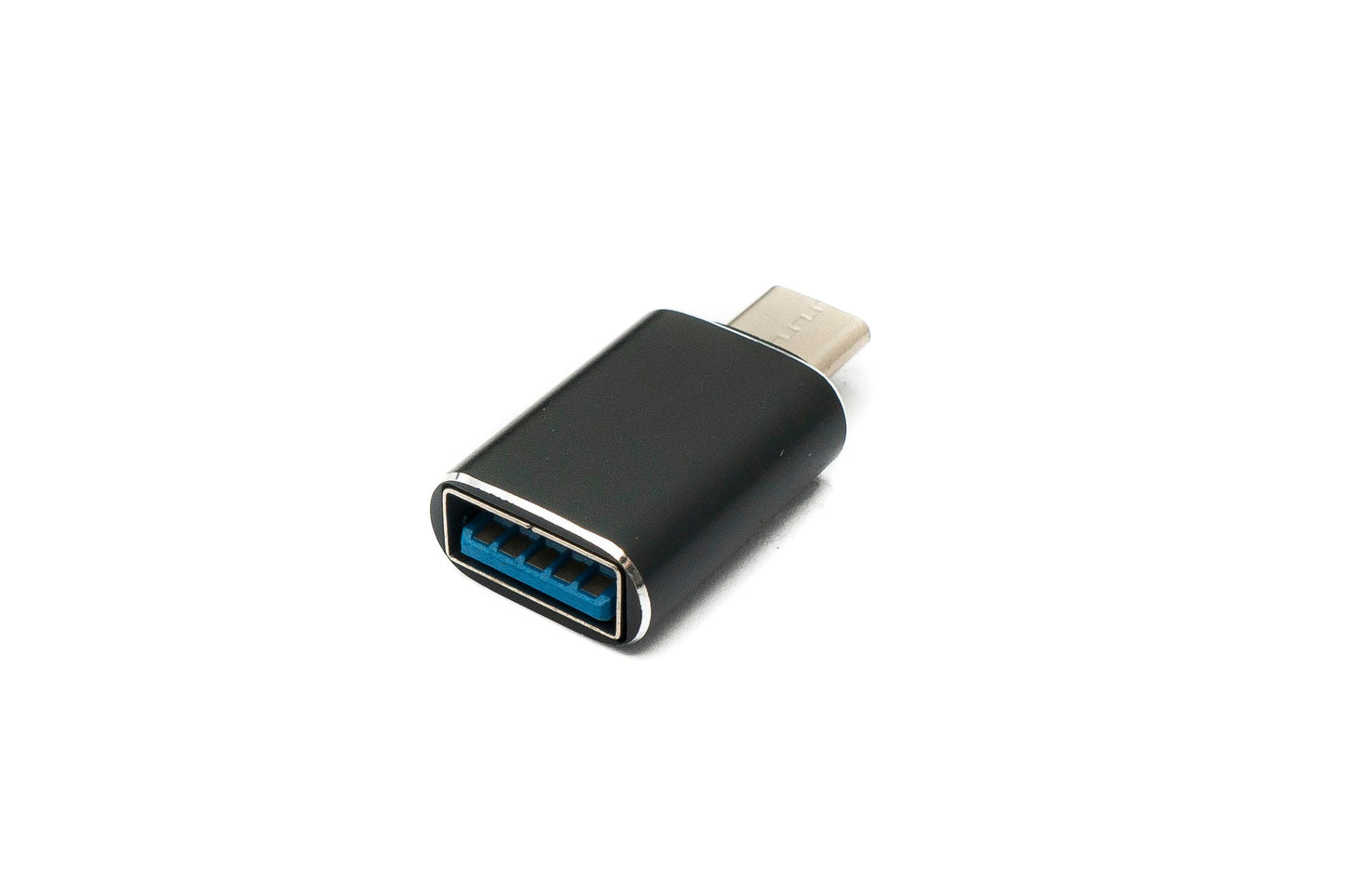 SYSTEM-S USB 3.1 Adapter Typ C Stecker zu 3.0 A Buchse 5 Gbit/s 100W in Schwarz