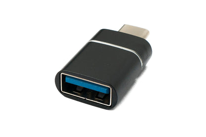 SYSTEM-S USB 3.1 Adapter Typ C Stecker zu 3.0 A Buchse 5 Gbit/s 100W in Schwarz Weiß