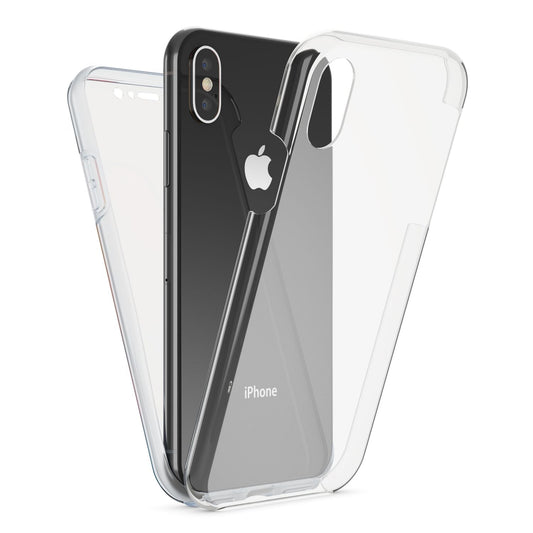 NALIA 360° Hülle für iPhone X / XS – Vorne & Hinten Schutz – 360GUARD (Full-Body Case) – Marke aus Berlin