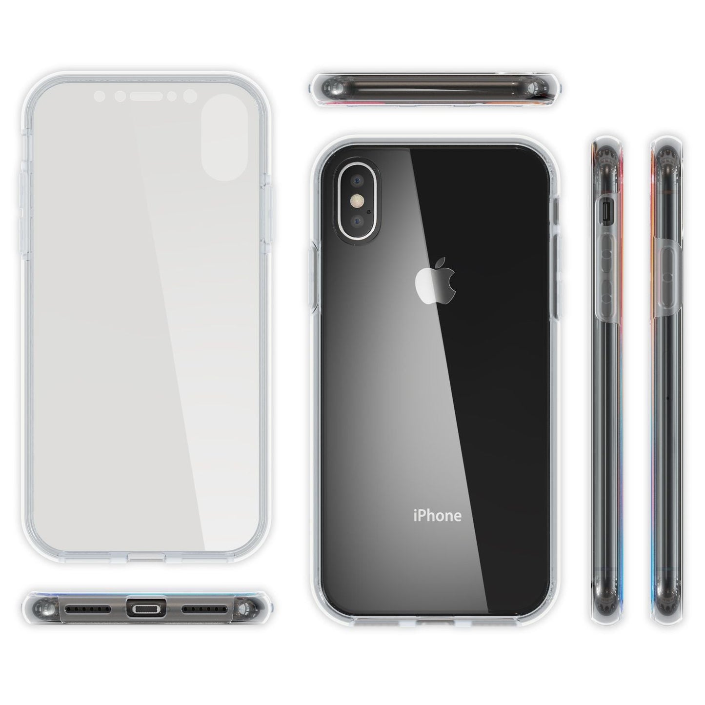 NALIA 360° Hülle für iPhone XS Max – Vorne & Hinten Schutz – 360GUARD (Full-Body Case) – Marke aus Berlin