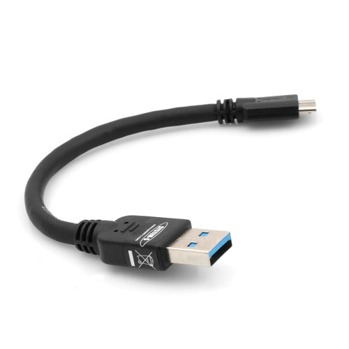 System-S Kurzes Micro USB 3.0 (USB 3.0 Micro-B) Daten & Ladekabel 10 cm für Samsung Galaxy Note 3