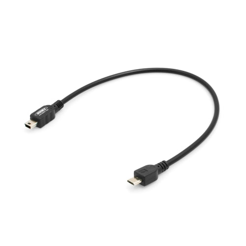 System-S Short Micro USB to Mini USB Data &amp; Charging Cable 30 cm